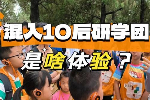 90后大龄儿童混进10后研学团，被教育了……